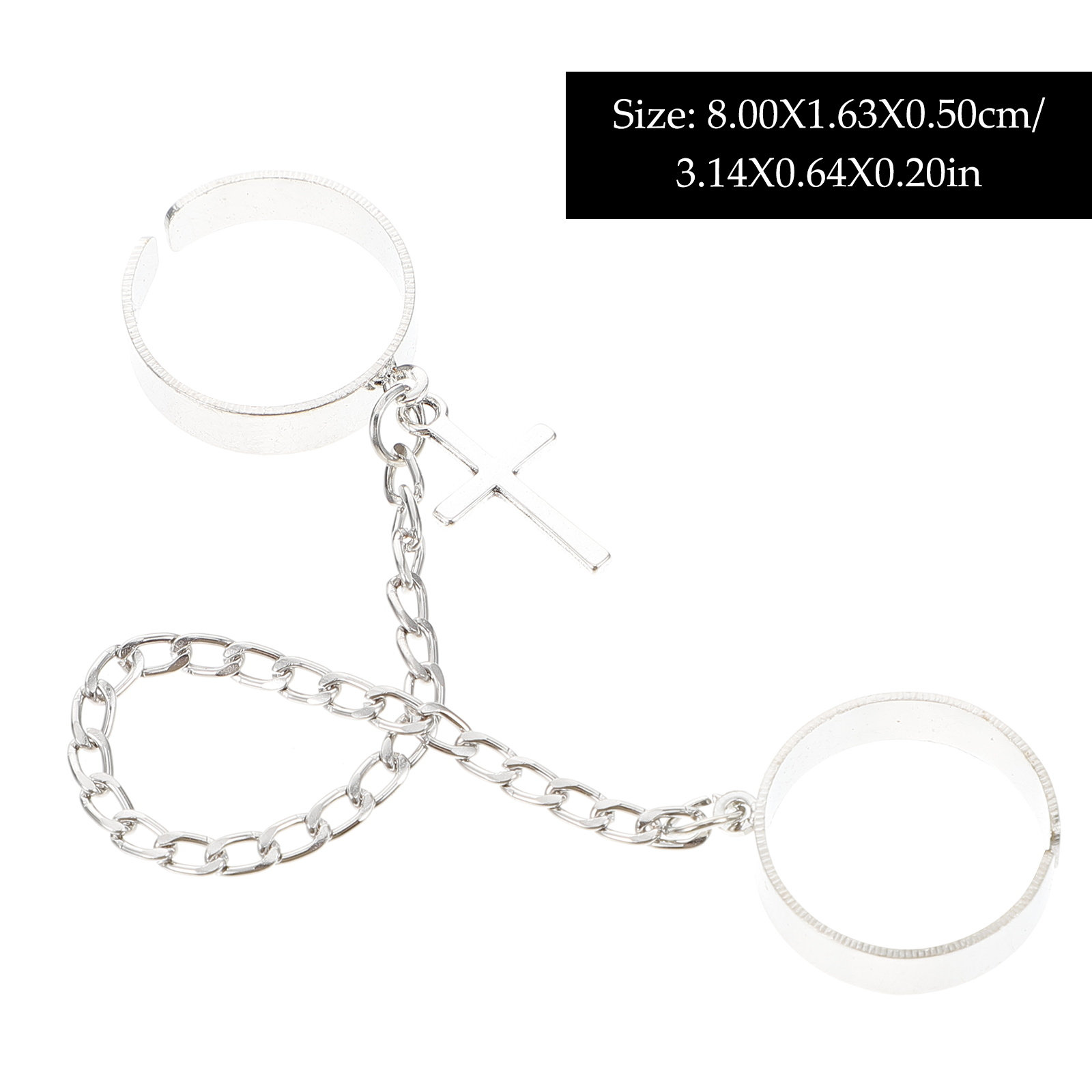 손가락 링 세트, 십자가 체인, 빈티지 고딕 스타일 링 - Vintage Punk Knuckle Rings Set 리뷰 및 가격