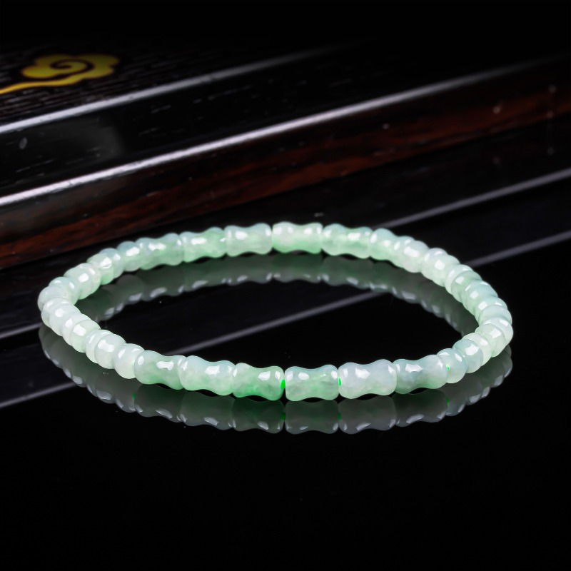 새로운 진짜 천연 좋은 옥 대나무 팔찌 목걸이 조각 참 - Bracelets 리뷰 및 가격