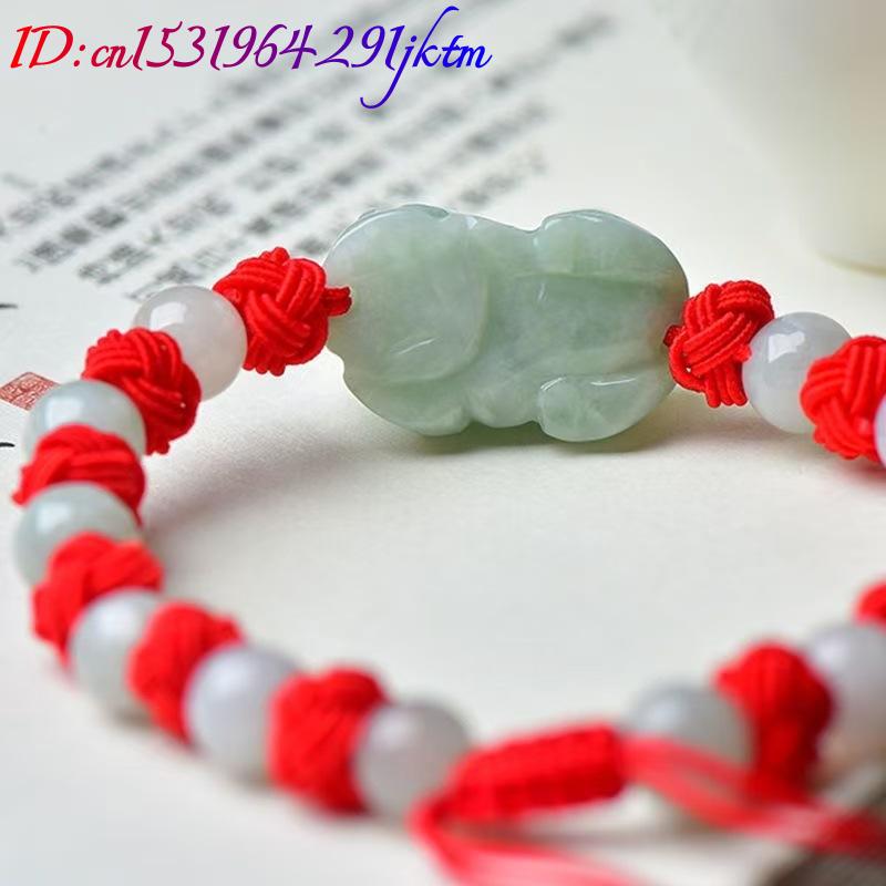 천연 버마산 경옥 픽시우 팔찌 패션 액세서리 진짜 옥  - Bracelets 리뷰 및 가격