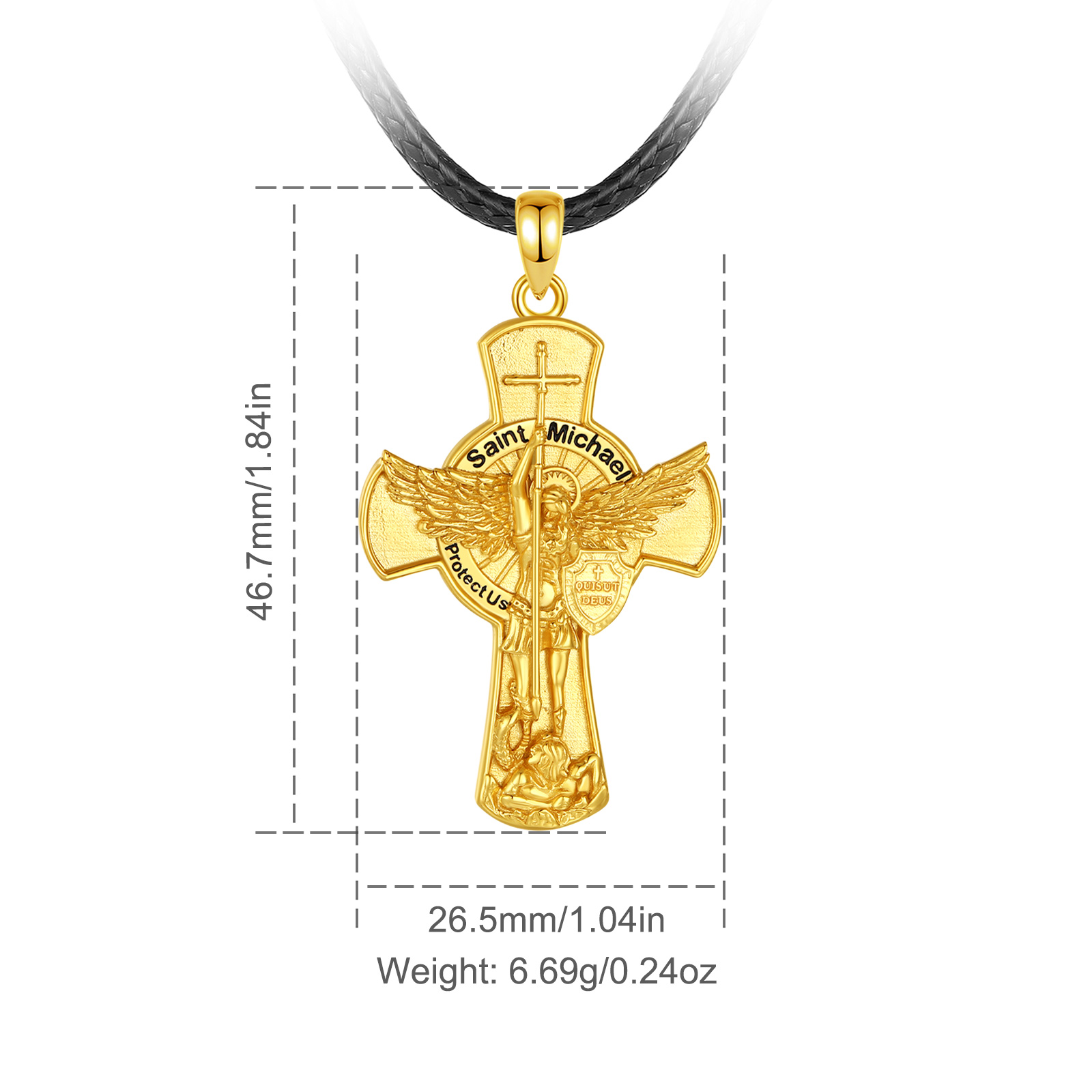 유도라 세인트 마이클 대천사 목걸이 925 스털링 실버 - 925 Sterling Silver Chain Necklace Men 리뷰 및 가격